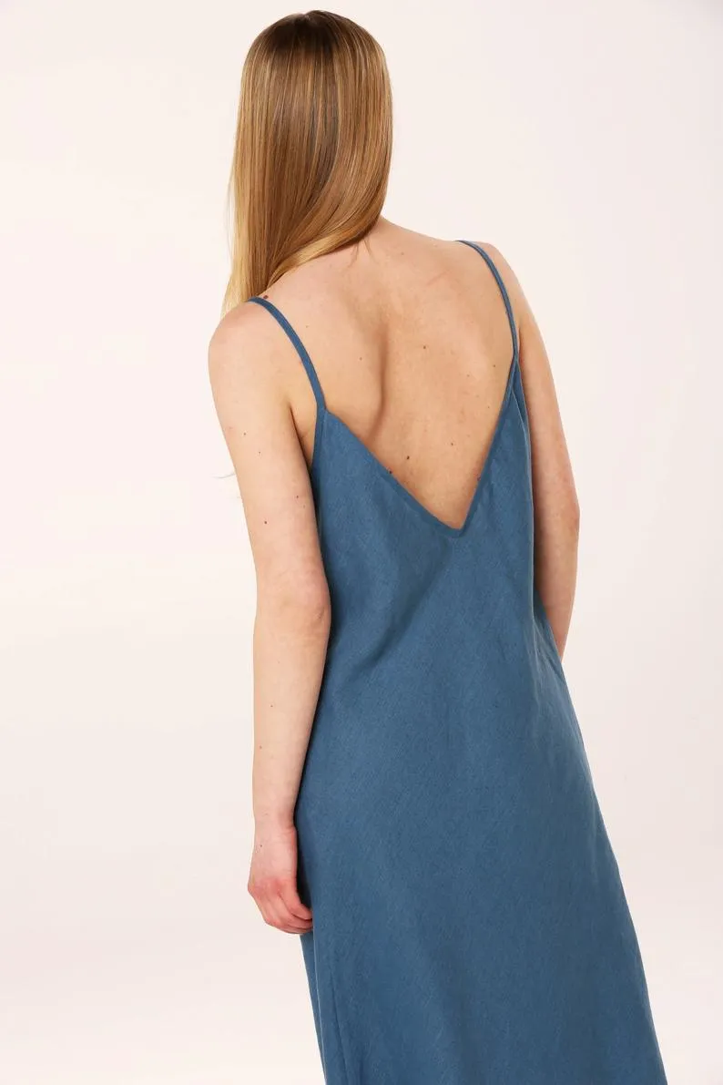 "Pure" cotton Elegant Midi Lenght Nightdress Sleepdress
