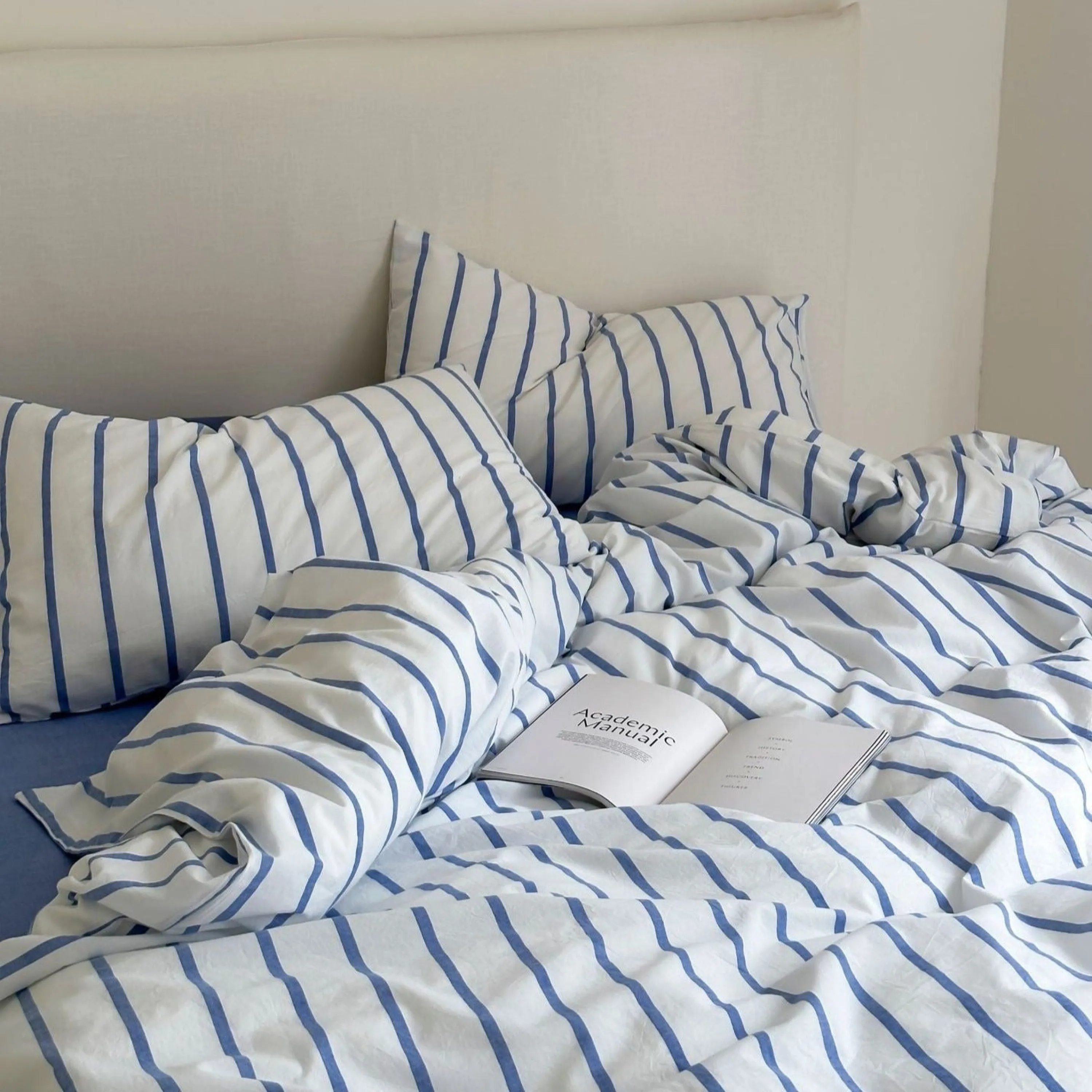 Refreshing Stripe Pillowcases / Yellow