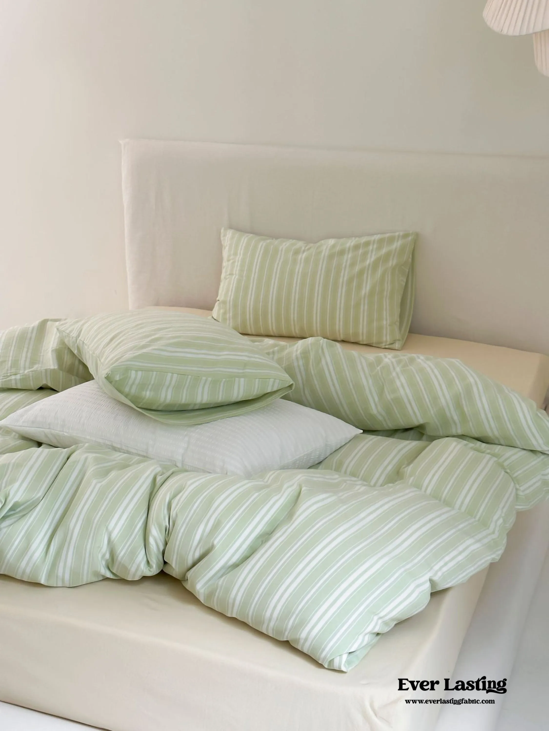 Refreshing Stripe Pillowcases / Yellow