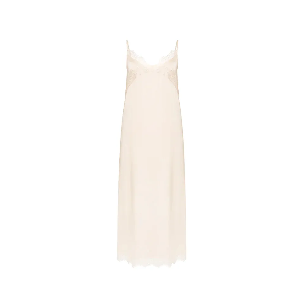 Satin Secrets Sakura Pink Long Nightdress