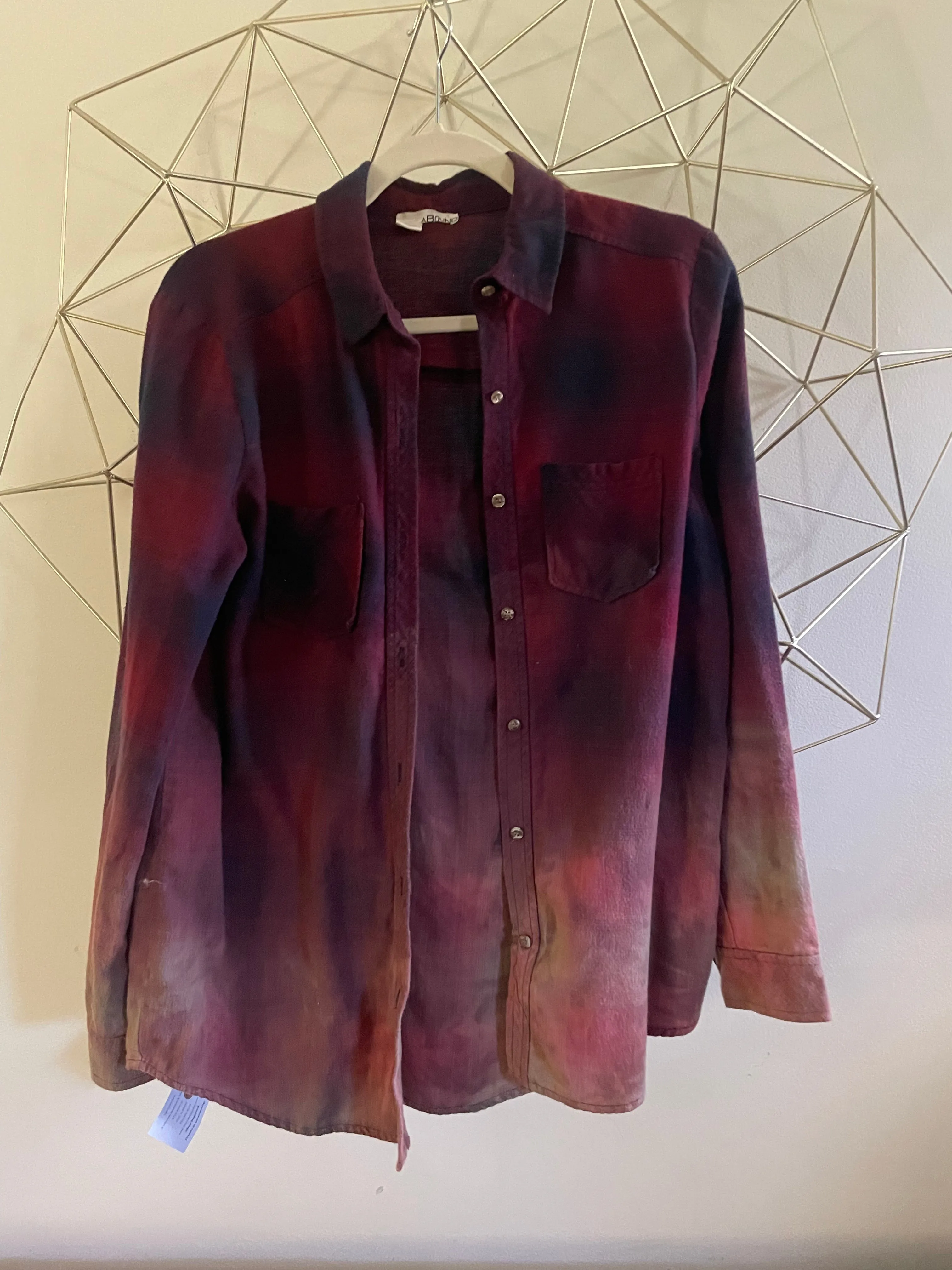Sequin Wings Upcycled Flannel