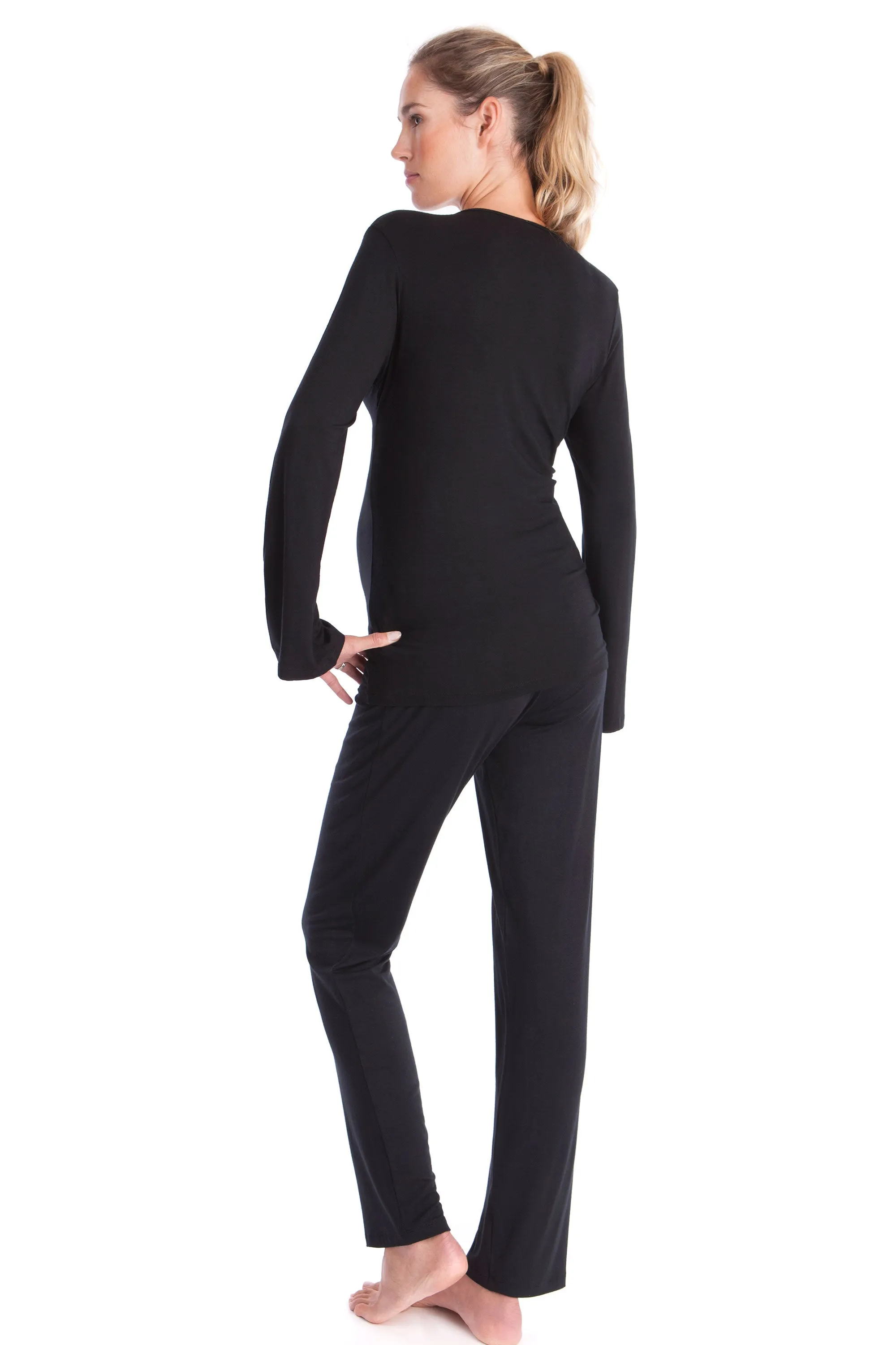 Seraphine Camille Bamboo Lounge Maternity Pajamas