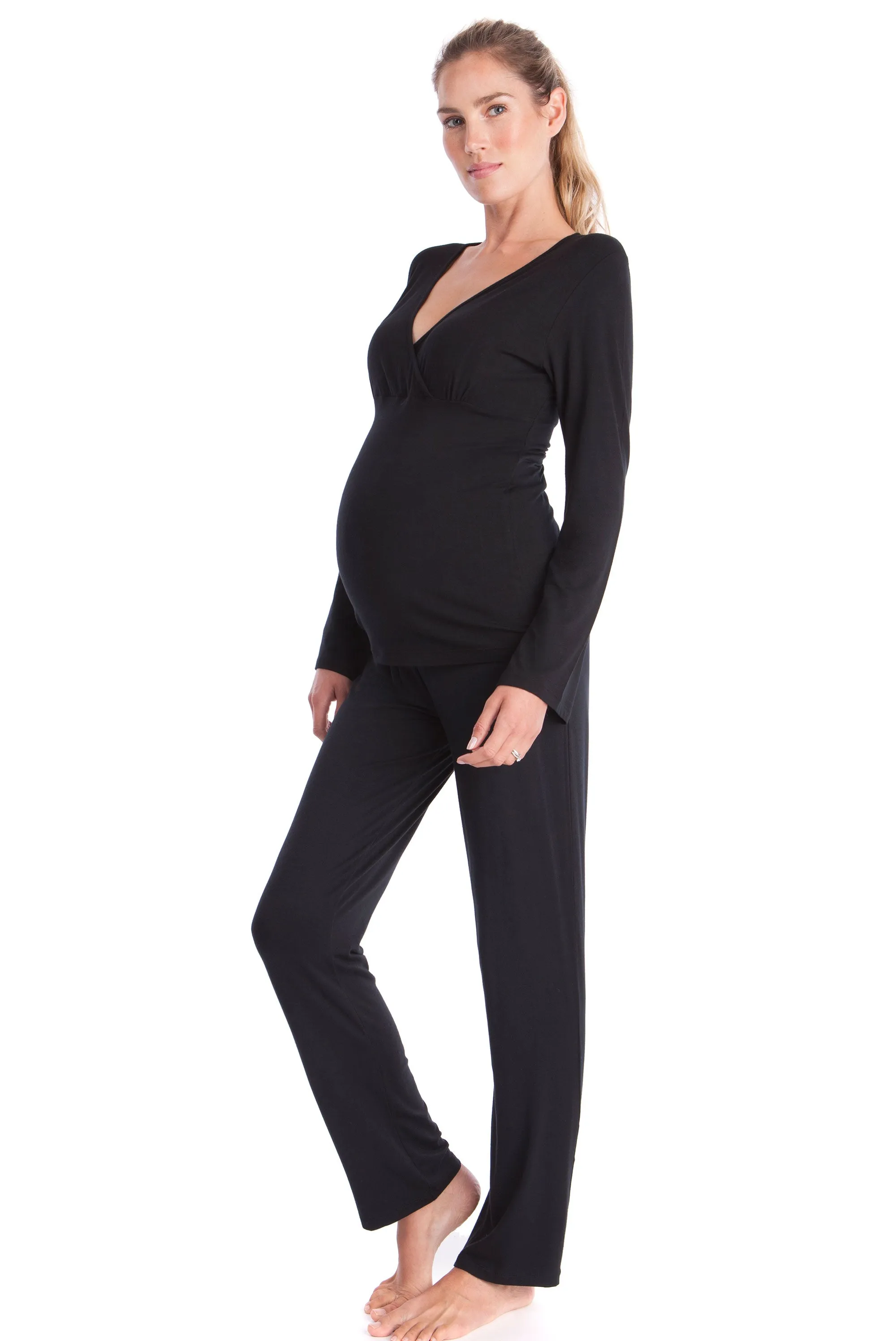 Seraphine Camille Bamboo Lounge Maternity Pajamas