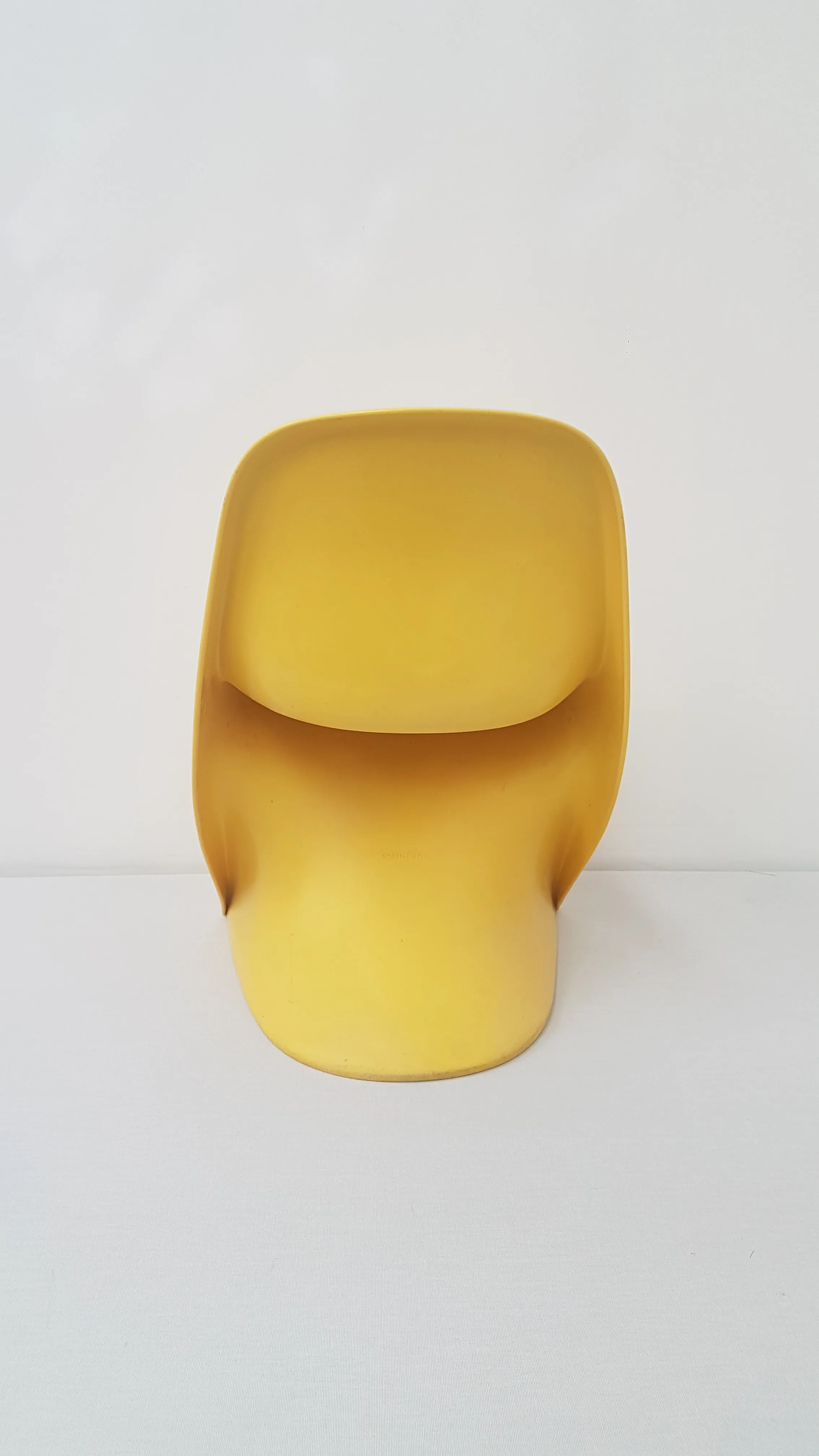 Set 4 yellow children's chair Casalino Junior - Alexander Begge for Casala -1970s