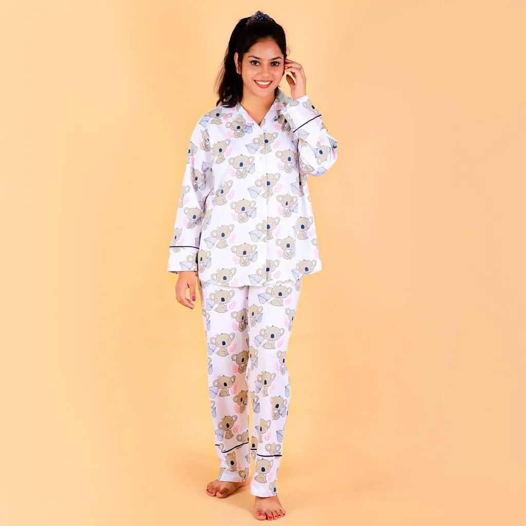 Set Of 2: Baby Koala Matching Pajama Set for Mom and Baby