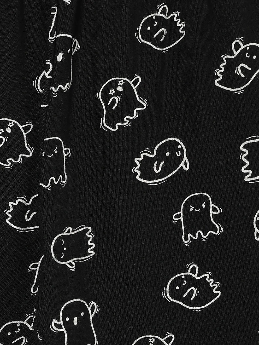 Set Of 2: Boo Matching Pajama Set For Mom And Baby