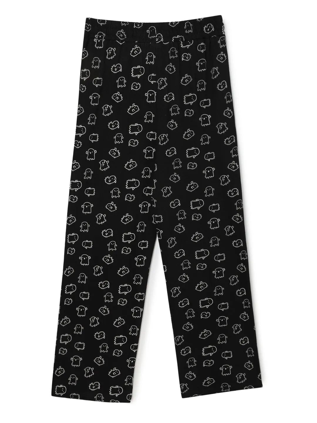 Set Of 2: Boo Matching Pajama Set For Mom And Baby