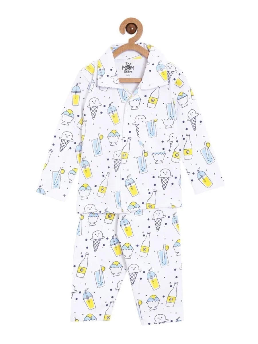 Set Of 2: My Smoothie Matching Pajama Set for Mom and Baby