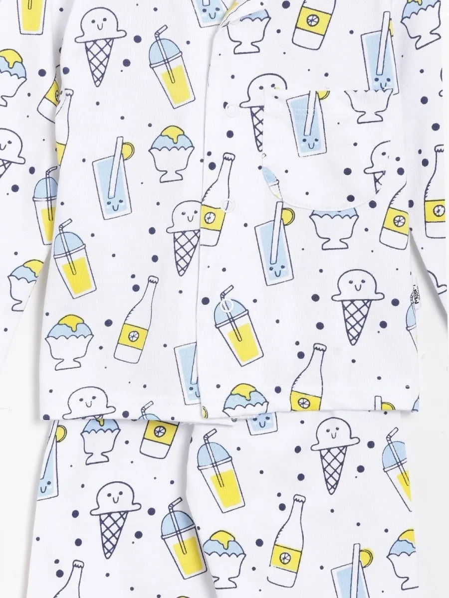 Set Of 2: My Smoothie Matching Pajama Set for Mom and Baby