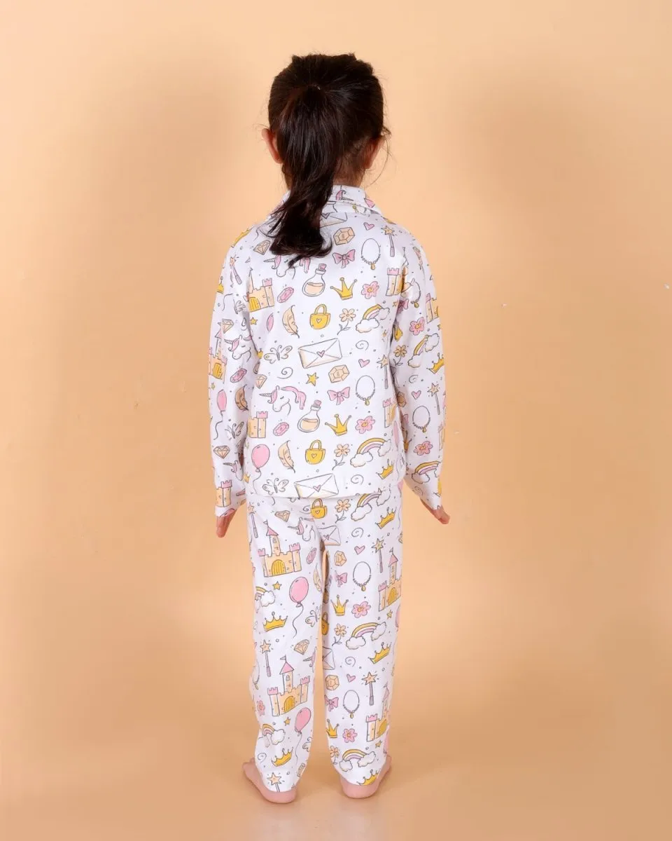 Set Of 3: Fairy Princess Matching Pajama Set For Mom And Baby