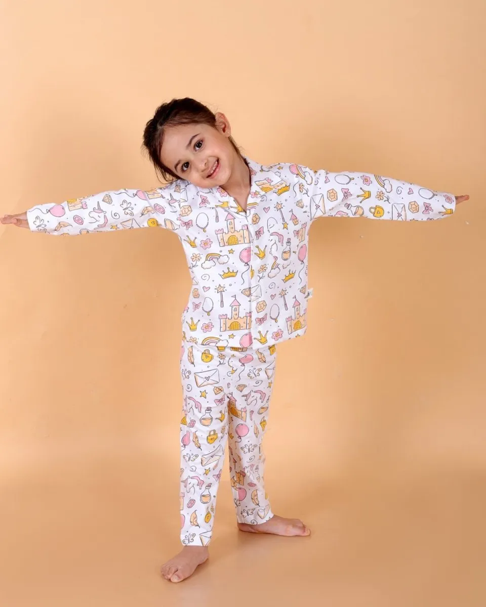 Set Of 3: Fairy Princess Matching Pajama Set For Mom And Baby