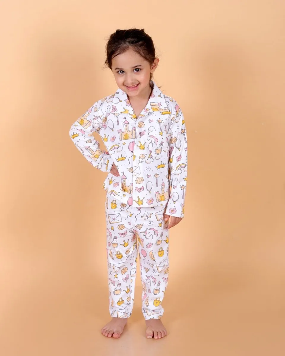 Set Of 3: Fairy Princess Matching Pajama Set For Mom And Baby