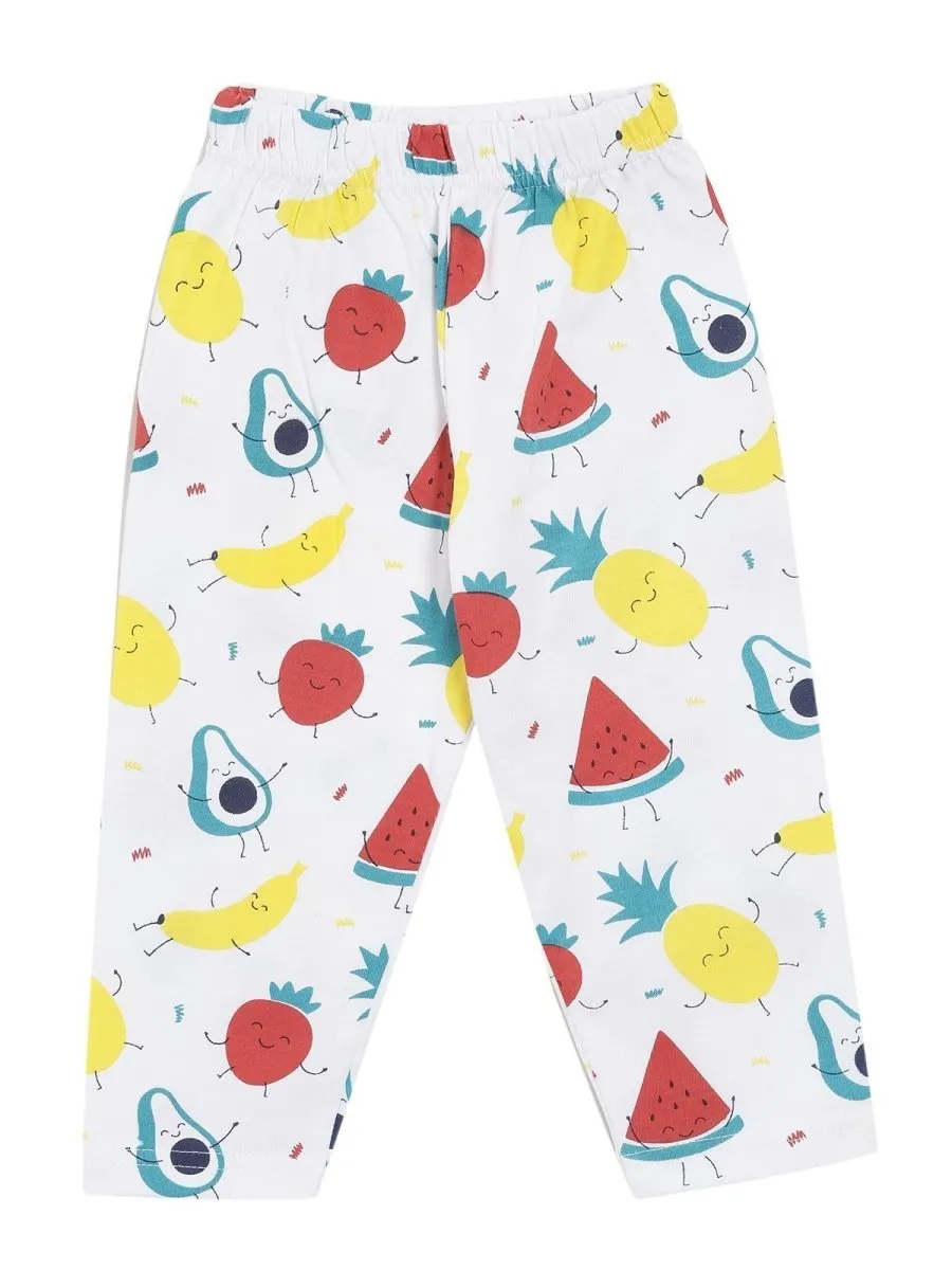 Set Of 3: Fruity Cutie Matching Pajama Set for Mom and Baby