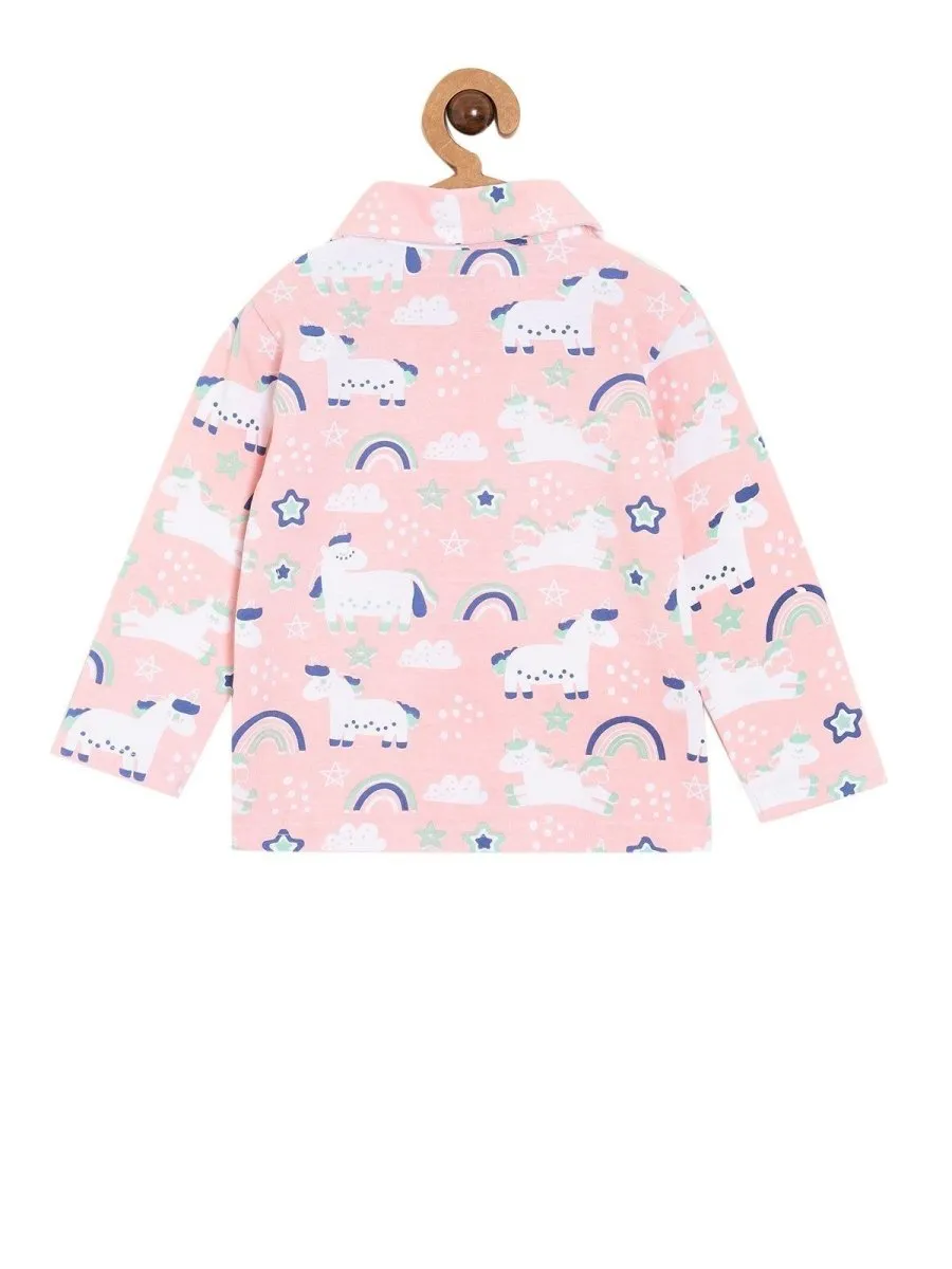 Set Of 3: Magical Unicorn Matching Pajama Set for Mom and Baby