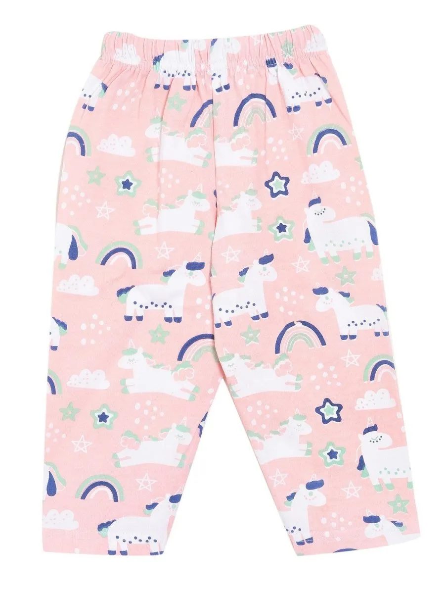 Set Of 3: Magical Unicorn Matching Pajama Set for Mom and Baby