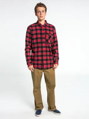 Shadows Long Sleeve Flannel - Black