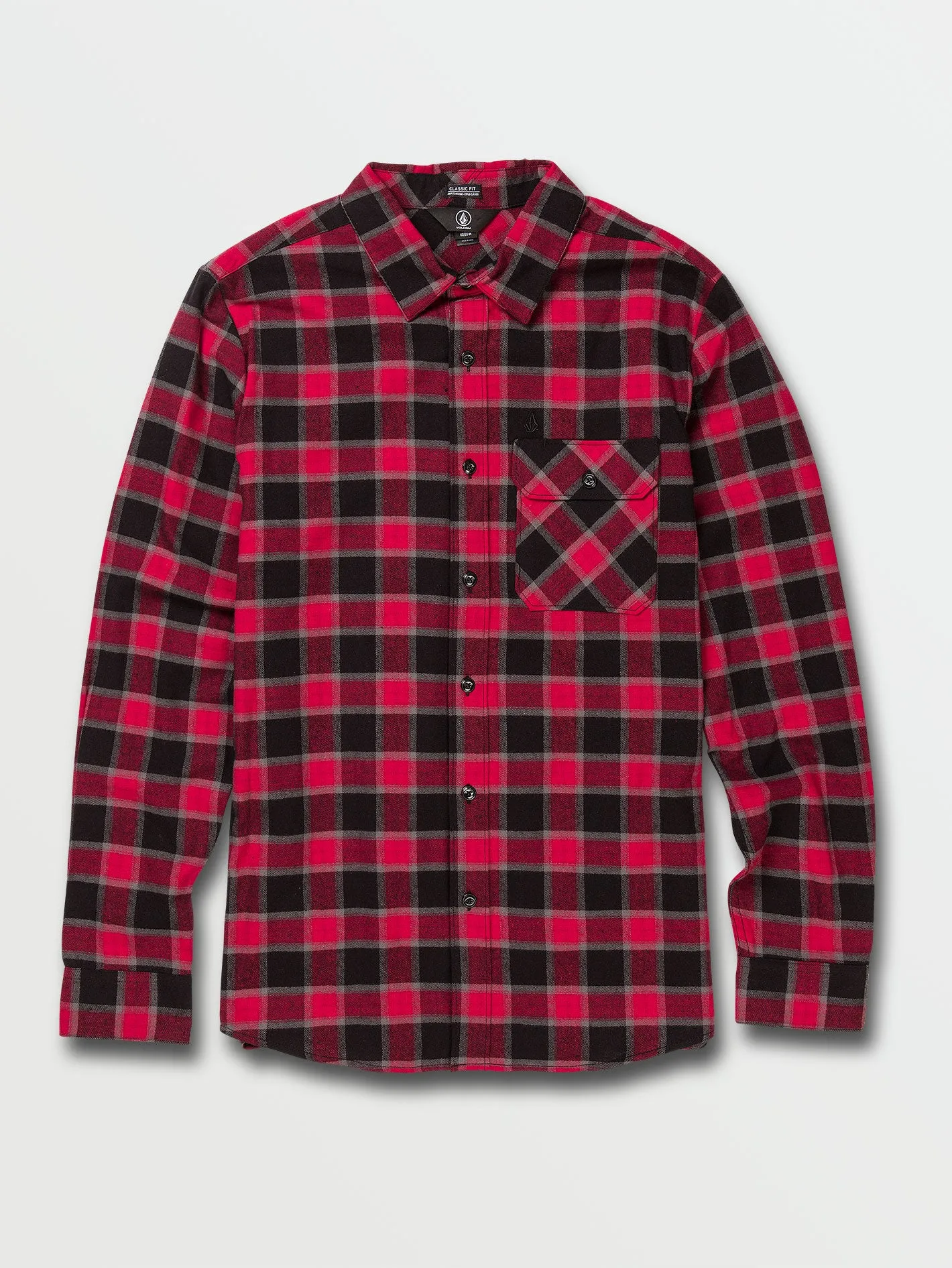 Shadows Long Sleeve Flannel - Black