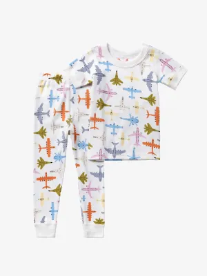 Short Sleeve Pajama Set (Aviation)