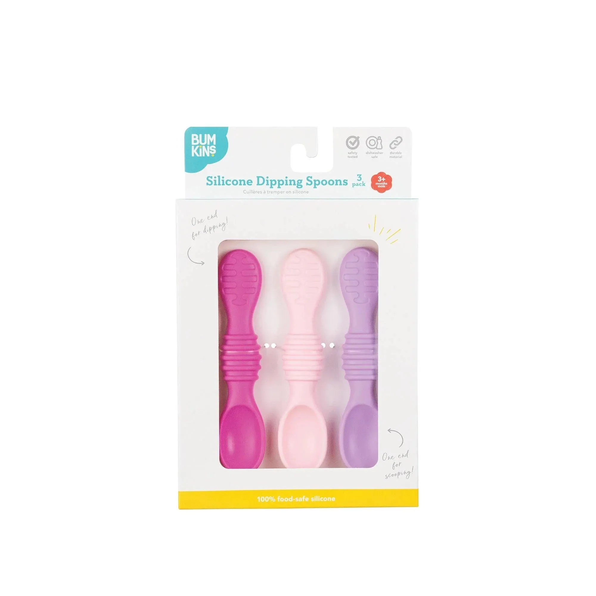 Silicone Dipping Spoons 3 Pack: Lollipop