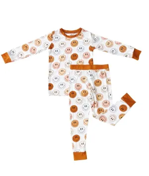 Smiley Bamboo Two Piece Set | Copper