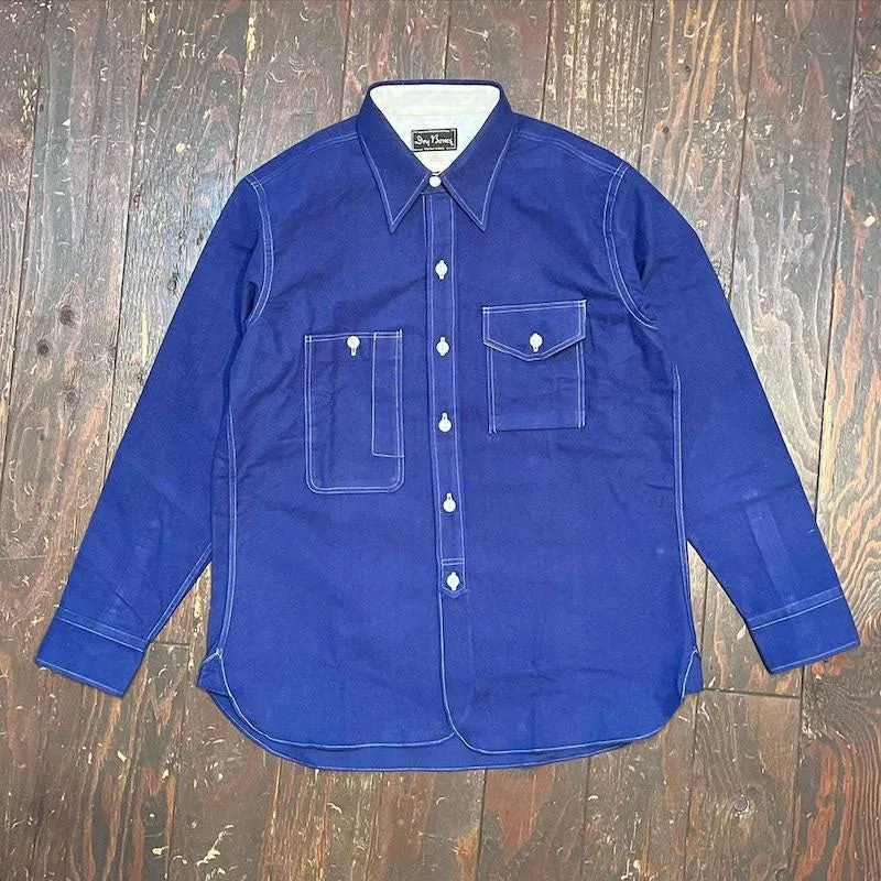 Solid Flannel Work Shirt