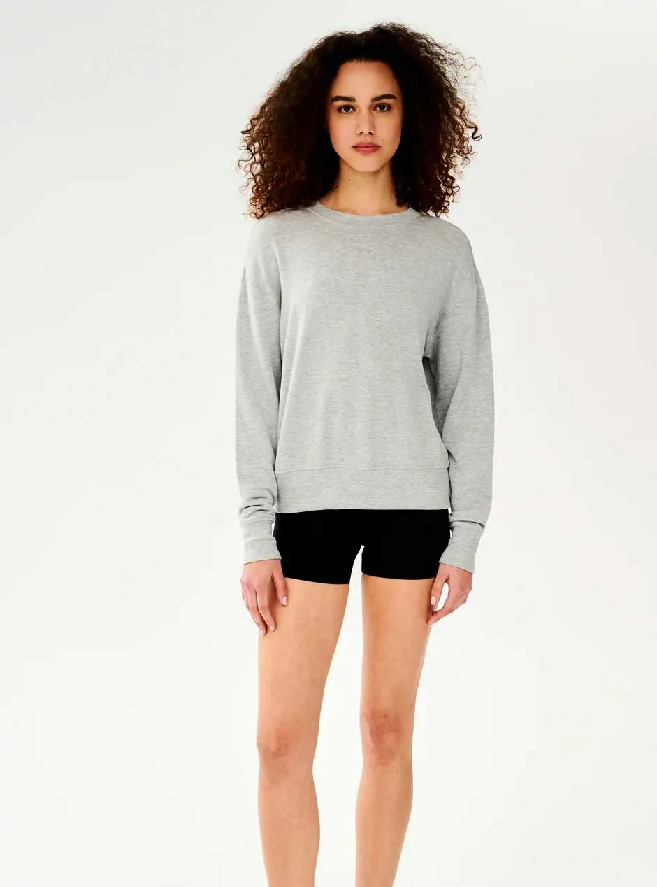 Splits59 Women's Sonja Luxe Fleece Sweatshirt - Heather Grey