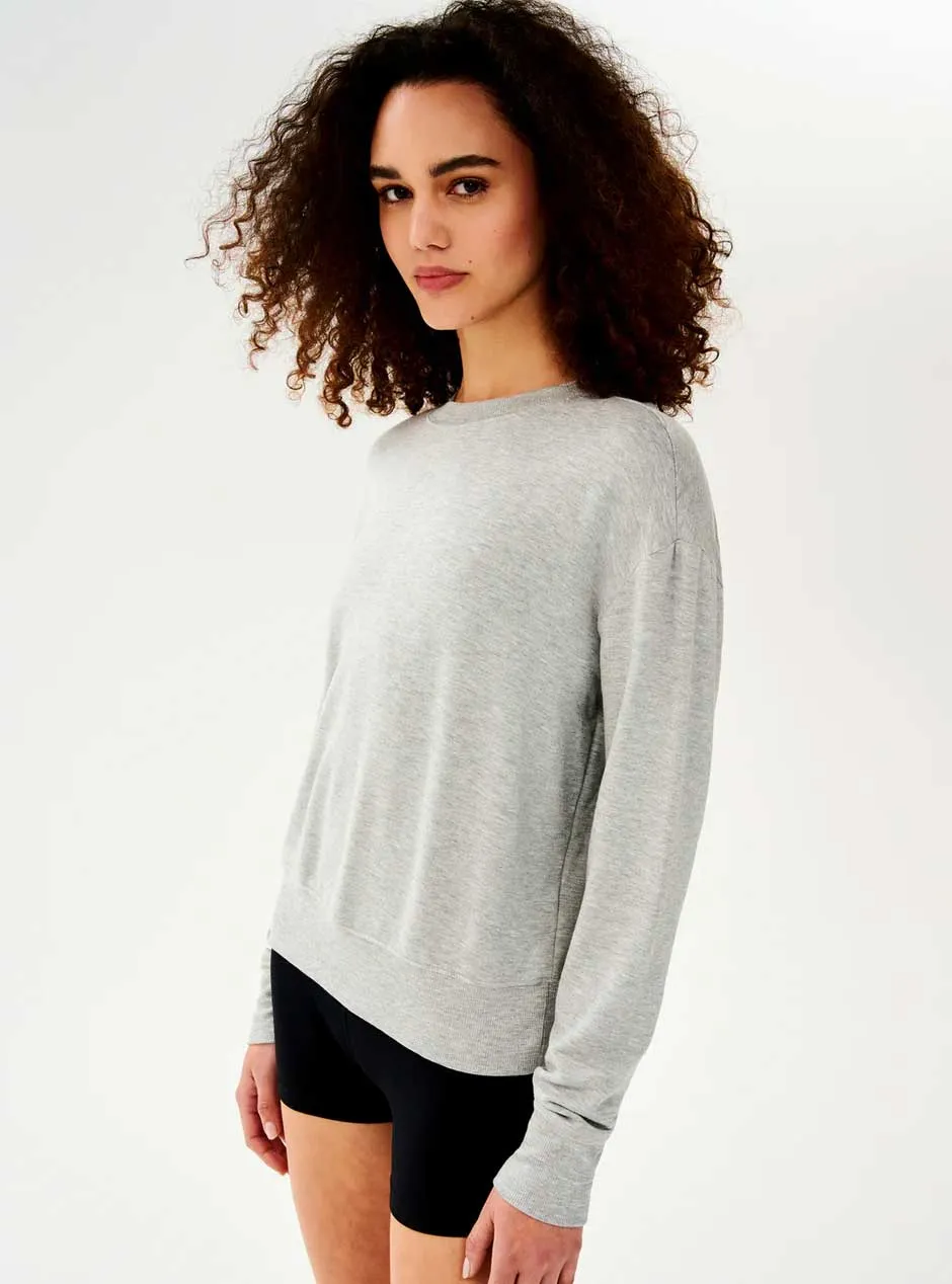 Splits59 Women's Sonja Luxe Fleece Sweatshirt - Heather Grey