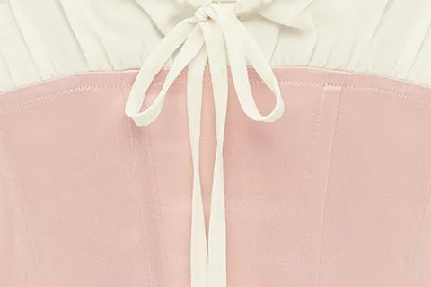 Sylvie Corset Top | Baby Pink