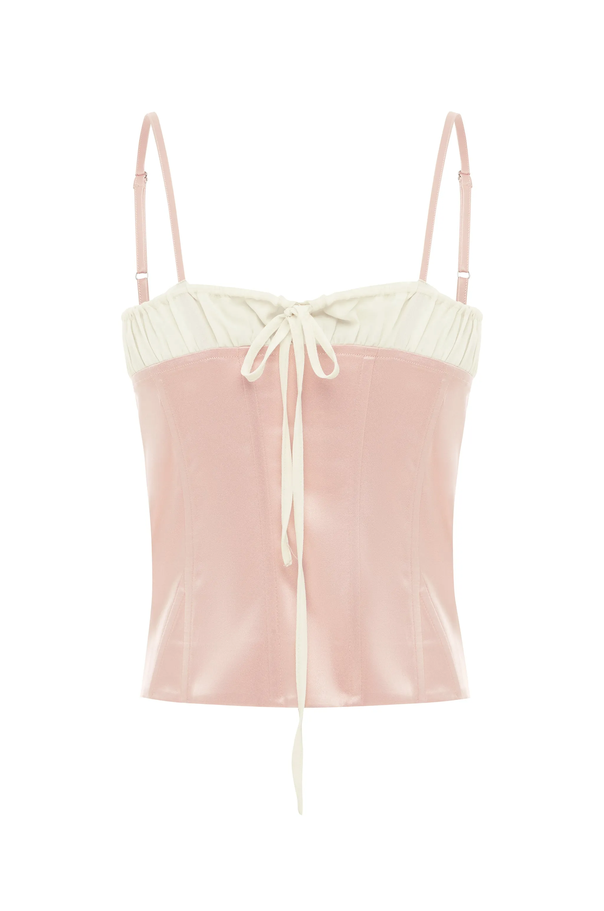 Sylvie Corset Top | Baby Pink