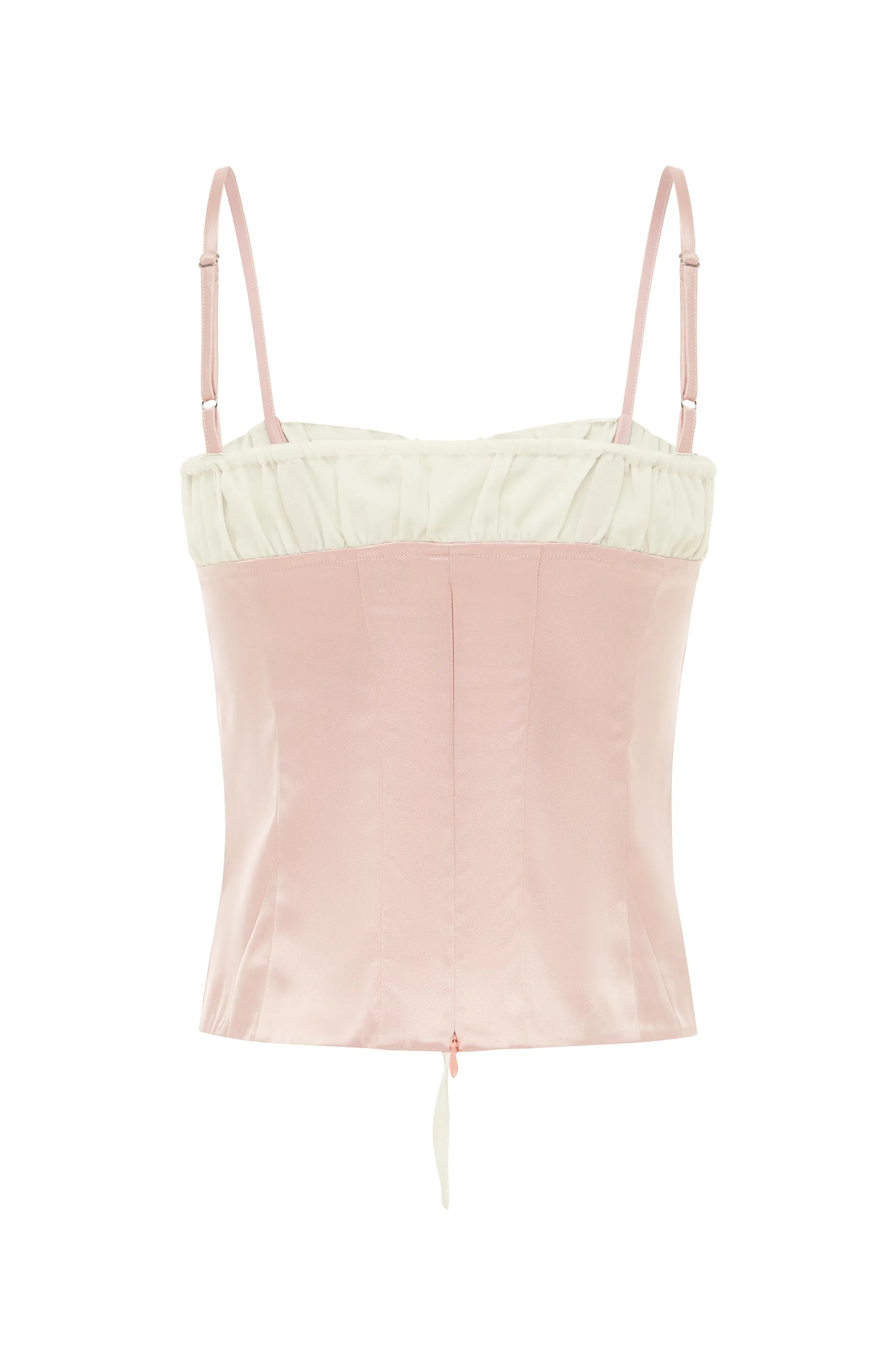 Sylvie Corset Top | Baby Pink