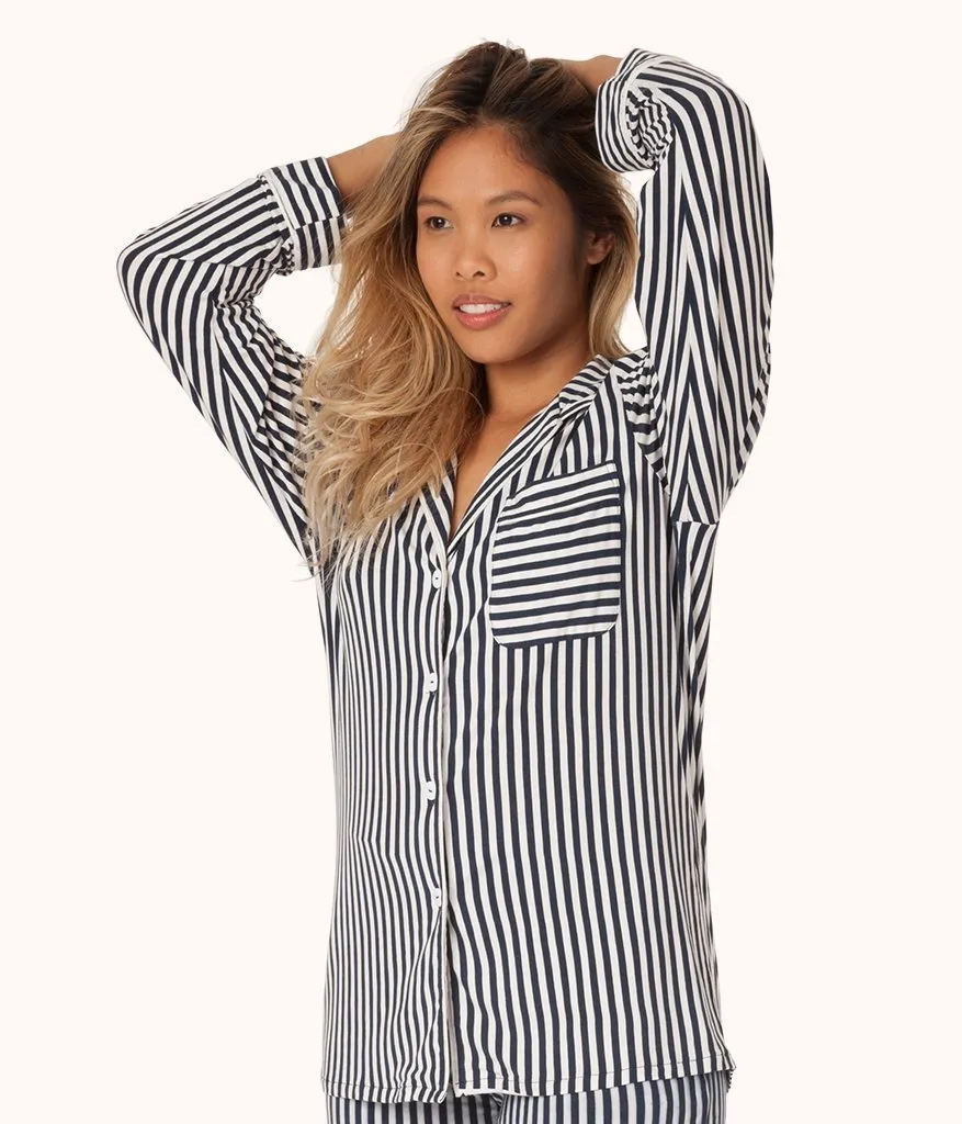 The All-Day Lounge Shirt & Short Bundle - Print: Mini Stripe Print