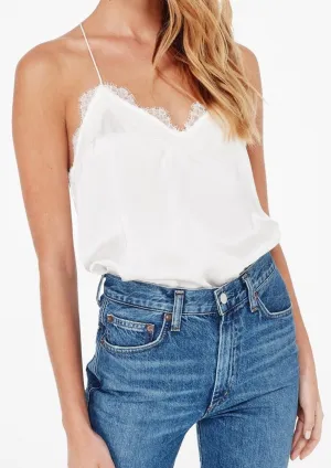 The Racer Charmeuse White - Large
