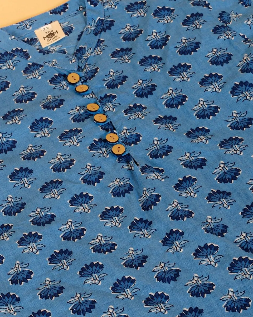 True Blue Boys Kurta Pajama Set