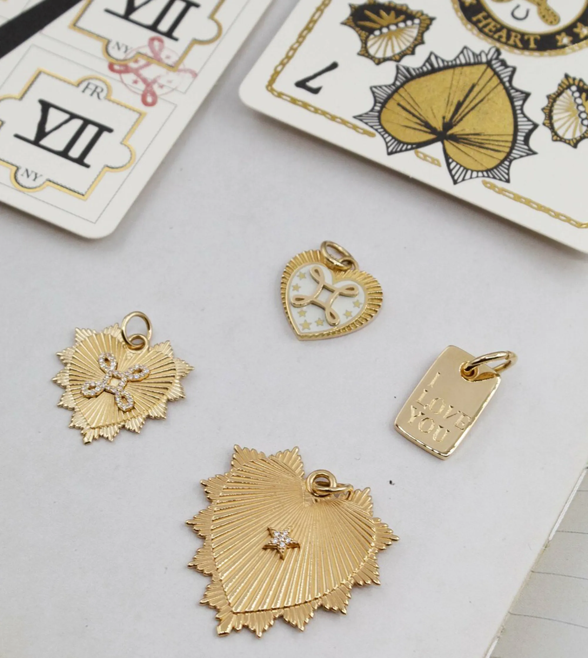 True Love Heart : Petite Champleve Medallion