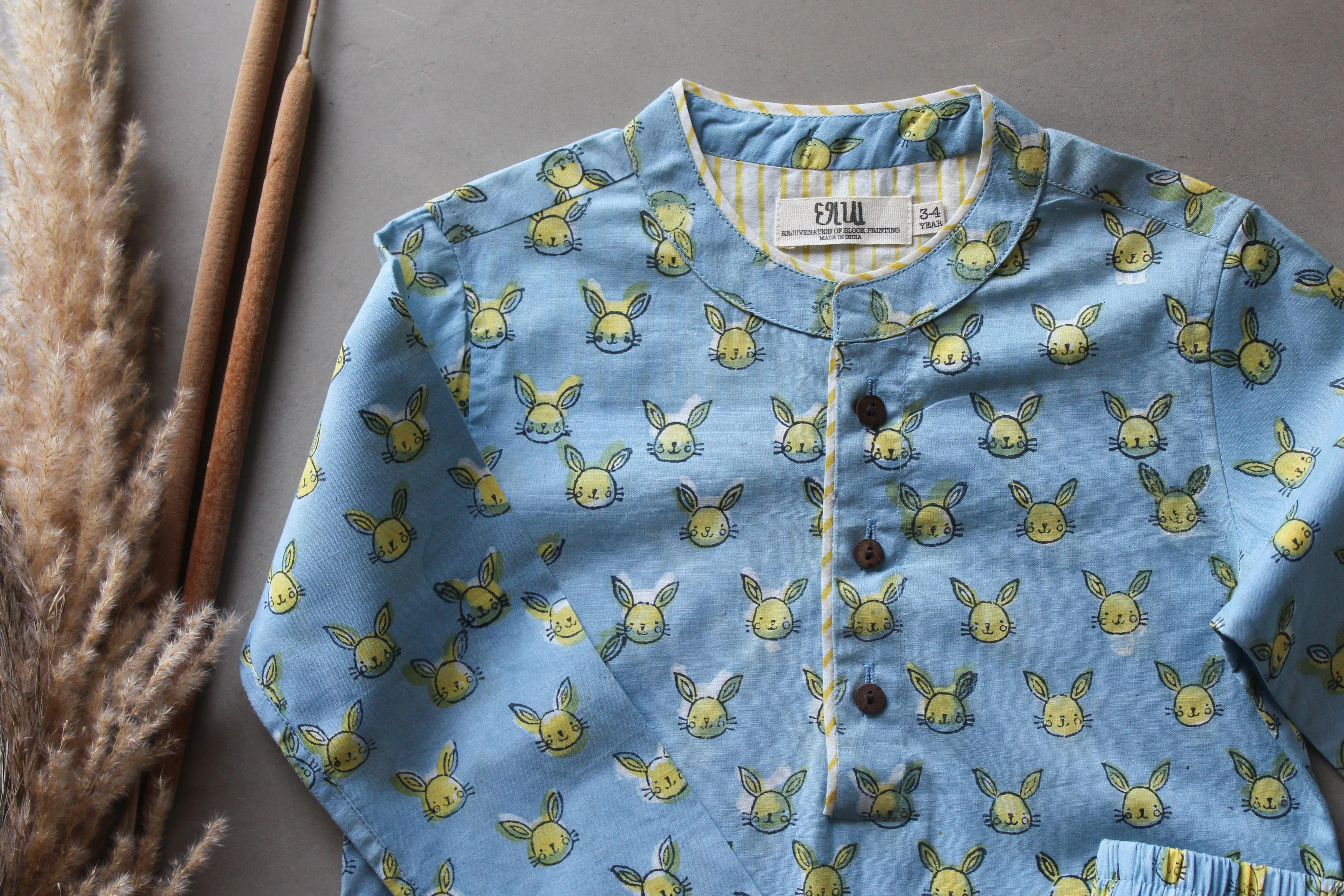 Unisex Kids Pajama - Bunnies in Sky