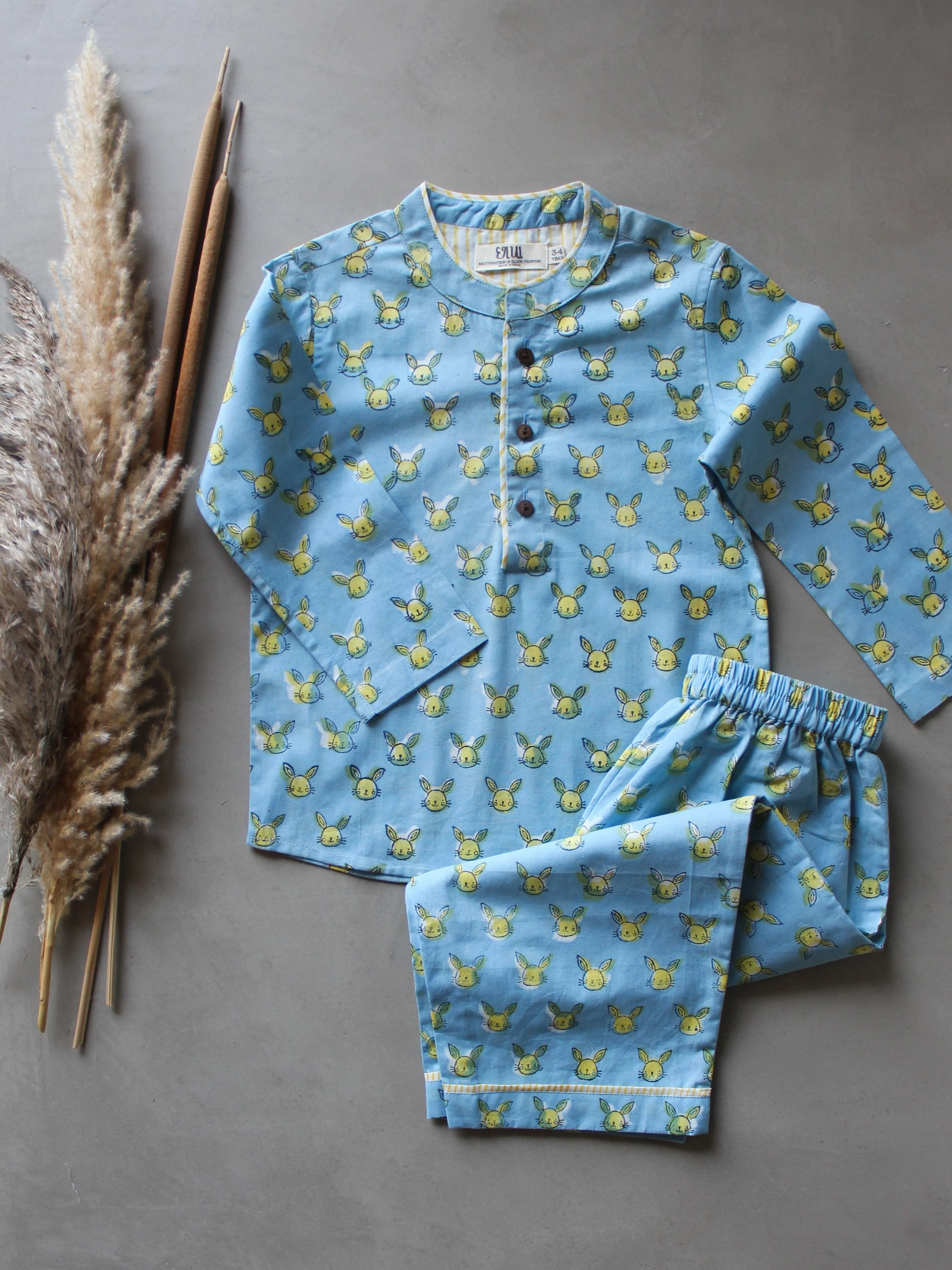 Unisex Kids Pajama - Bunnies in Sky