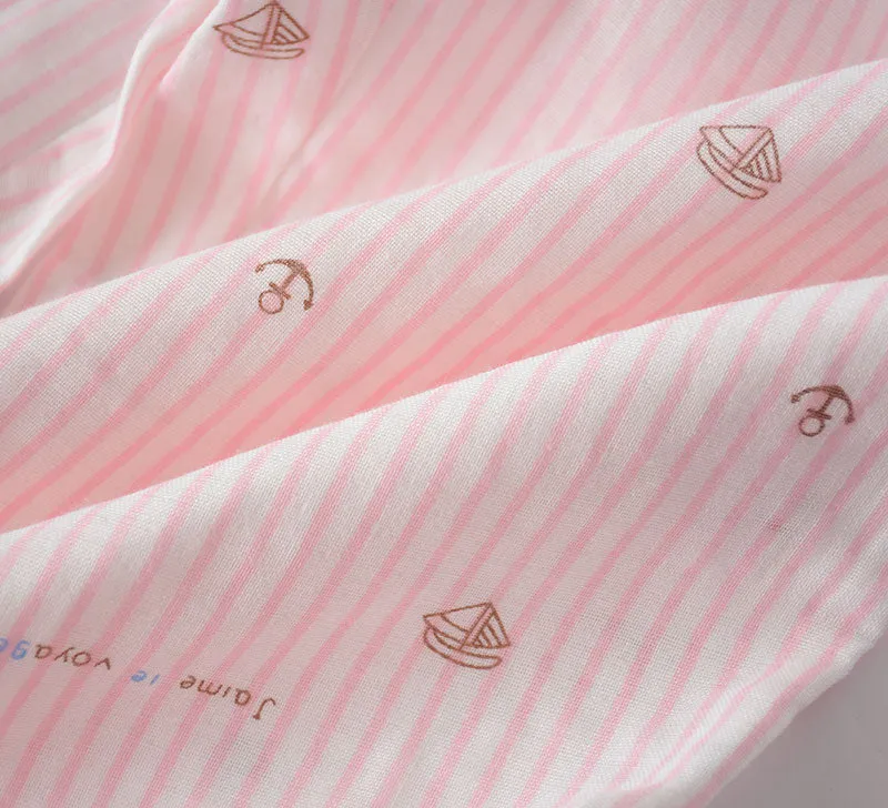 VenusFox Summer/Autumn Couples Plaid Pants Women/Men Sleepwear Cotton Double Gauze Thin Sleep Bottoms Casual Women's Pajamas Home Clothes