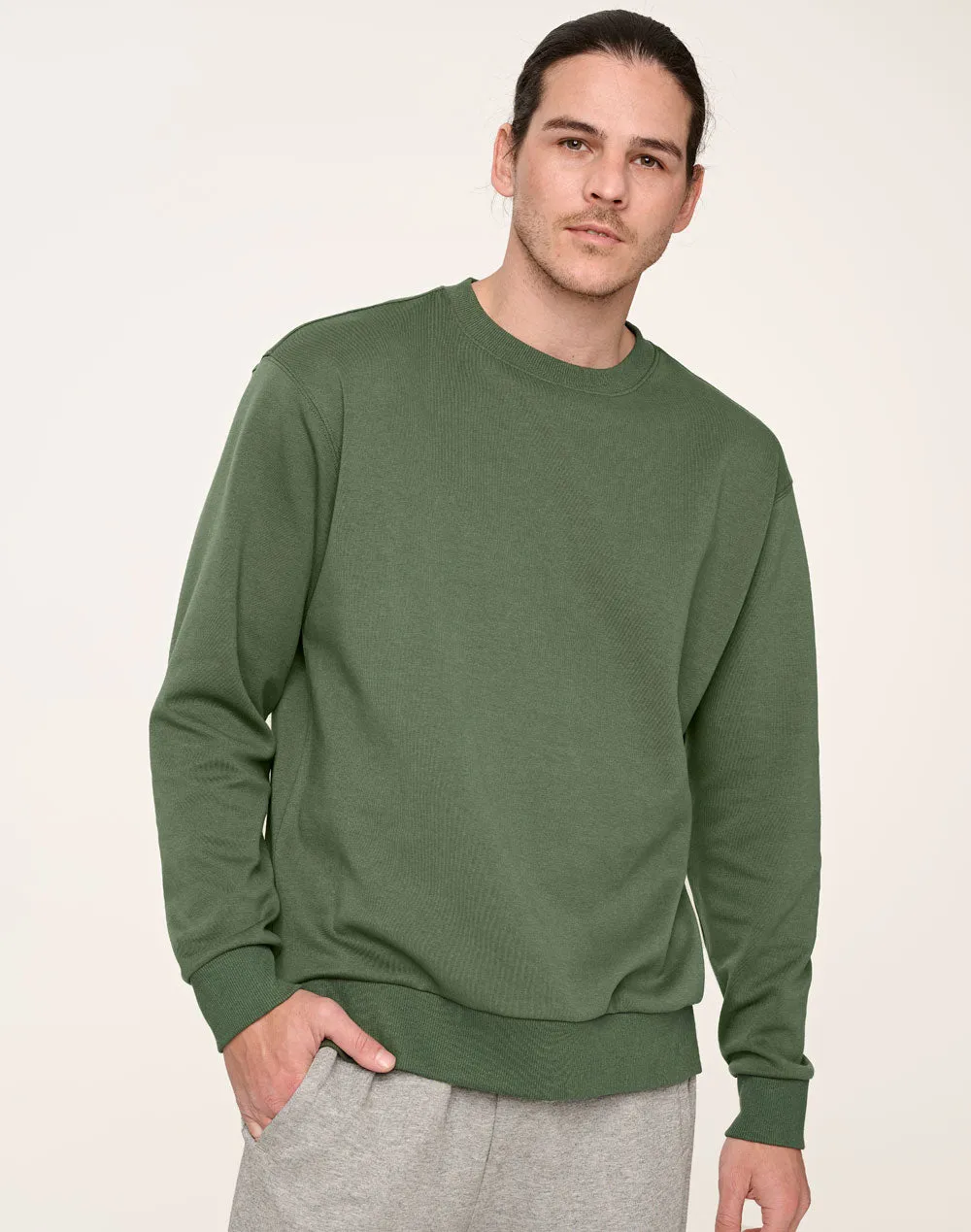 Winning Spirit Airlayered Cvc Crew Neck Sweater Unisex(FL05)