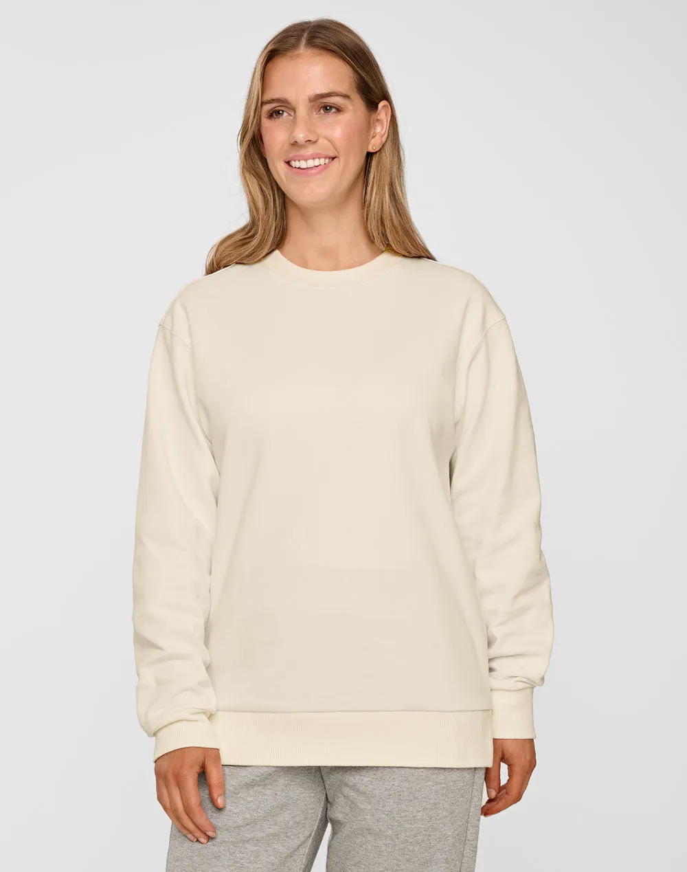 Winning Spirit Airlayered Cvc Crew Neck Sweater Unisex(FL05)