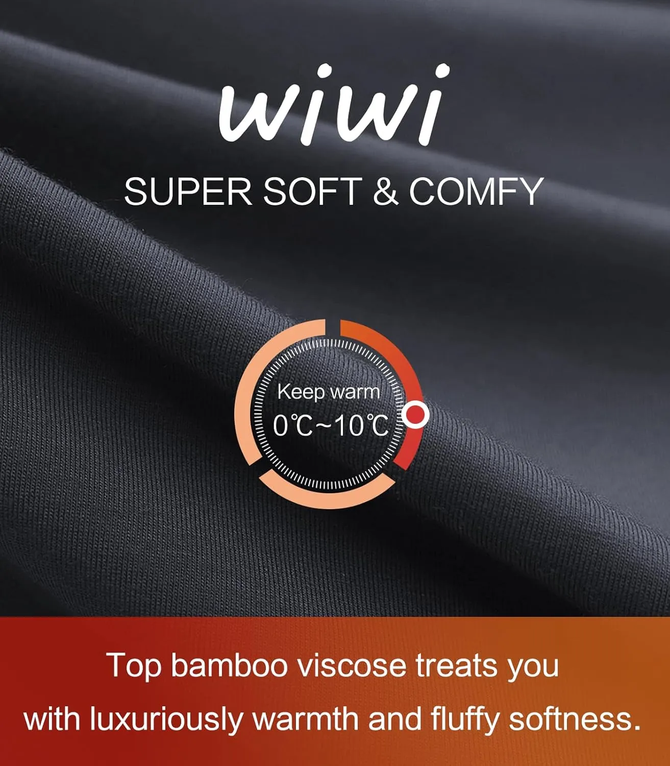 WiWi Thermal Underwear Set for Women Long Johns Sets Soft Base Layer Pajama Thermals Warm Top & Bottom S-XXL