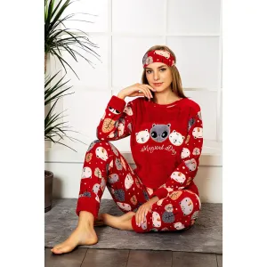 Women's Cozy Fleece Pajama Set Warm Suit The New Leisure Long-Sleeved Leisurewear Thickening Fashion Women's Clothing