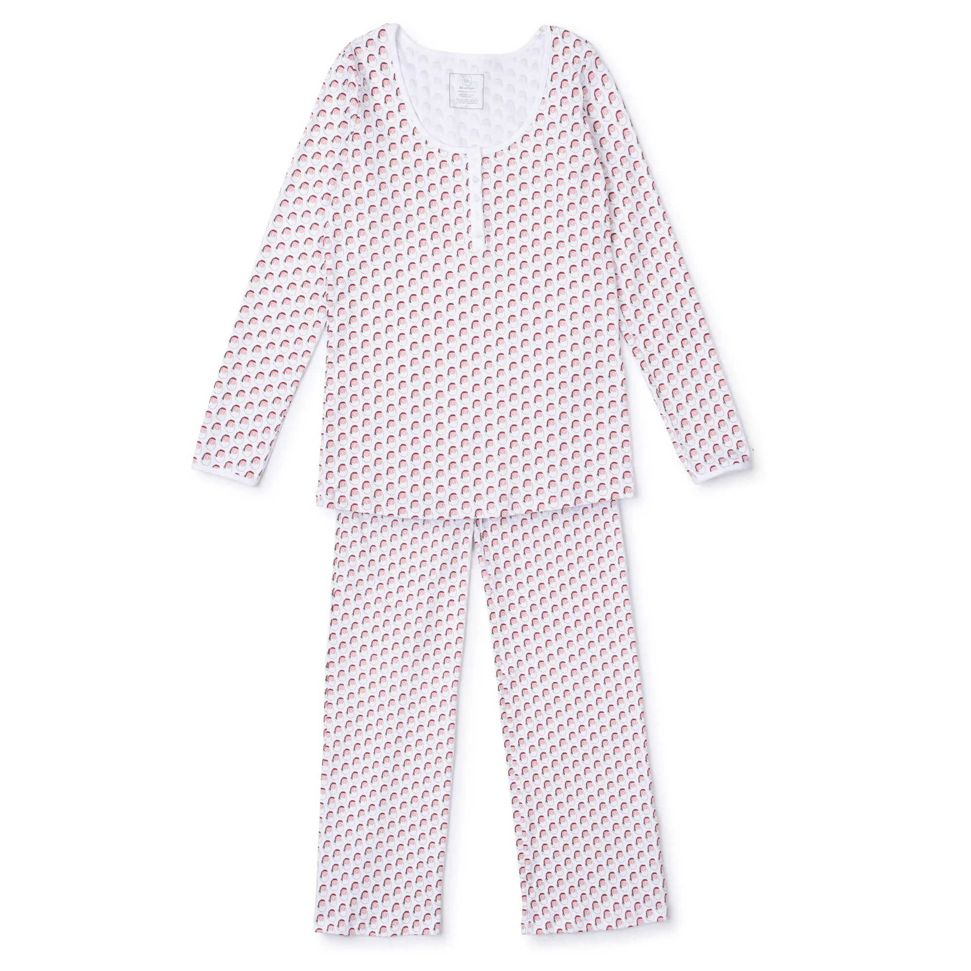 Women's Holly Jolly Santa Pima Cotton Pajamas