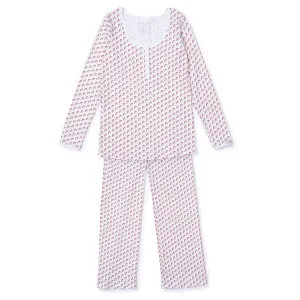 Women's Holly Jolly Santa Pima Cotton Pajamas