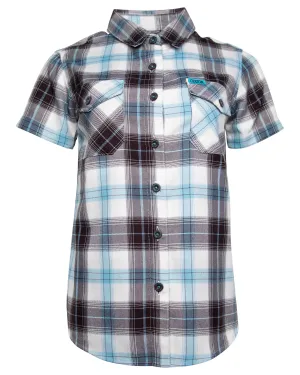 Women's Long Bay Short Sleeve Flannel