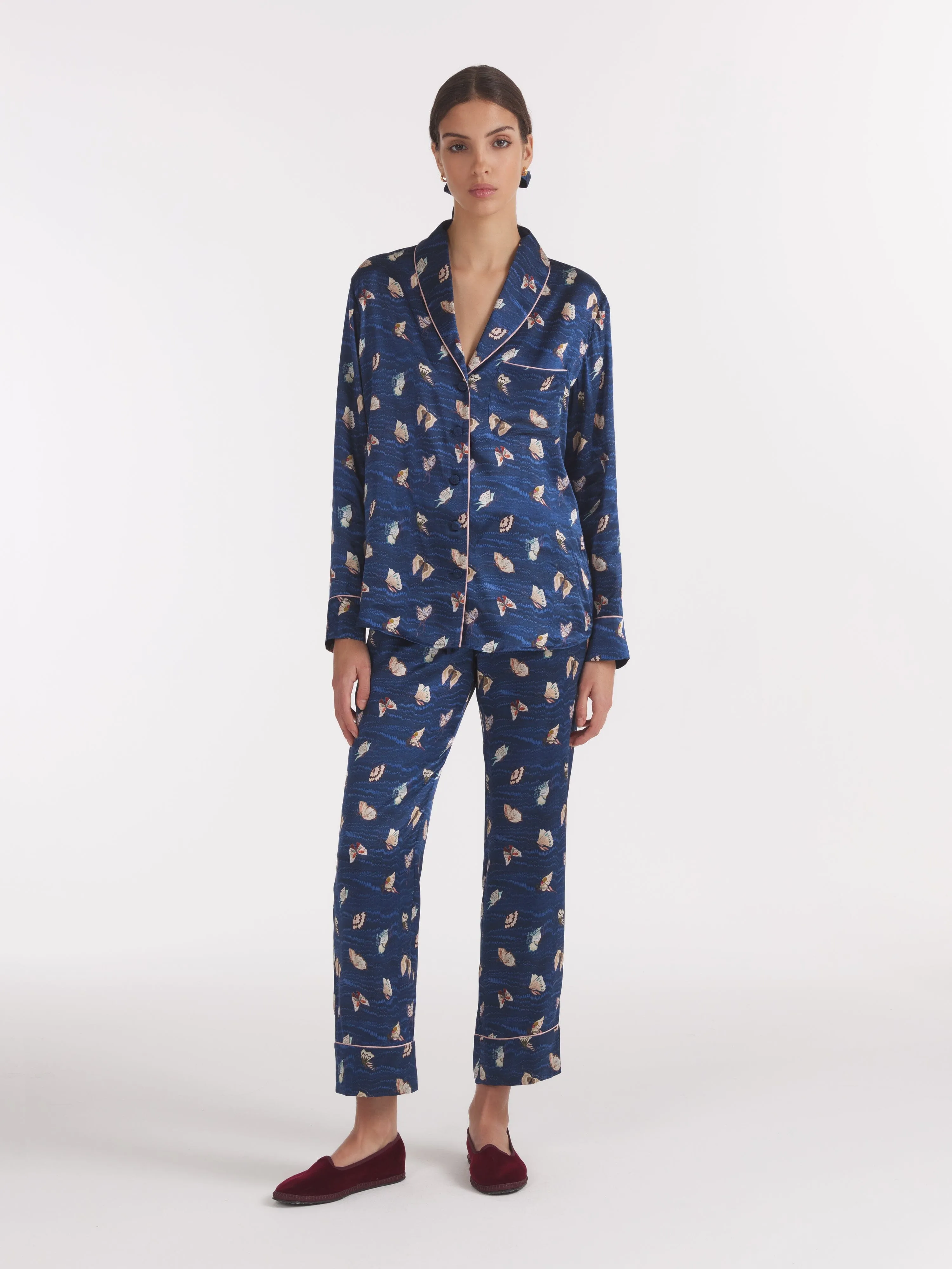 Women's Lounge PJ Set in Butterfly House
