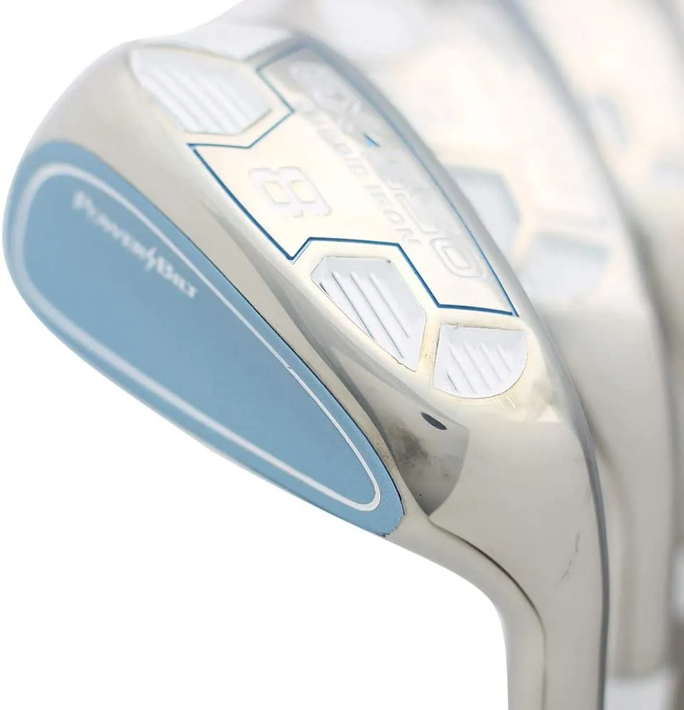Women’s Powerbilt Golf EX-550 Hybrid Iron Set #4-SW - Lady Flex
