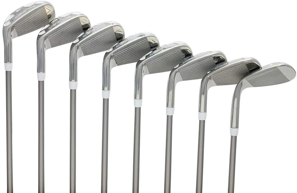 Women’s Powerbilt Golf EX-550 Hybrid Iron Set #4-SW - Lady Flex