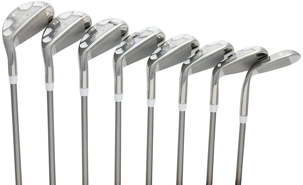Women’s Powerbilt Golf EX-550 Hybrid Iron Set #4-SW - Lady Flex
