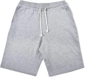 Zengjo Mens Sweat Shorts with Pockets, Cotton Knit Lounge Jogger Athletic Short Pants 9" Inch Inseam Drawstring Elastic Waist
